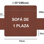 Funda de Sofá Impermeable - 1 Plaza