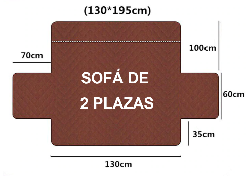 Funda de Sofá Impermeable - 1 Plaza